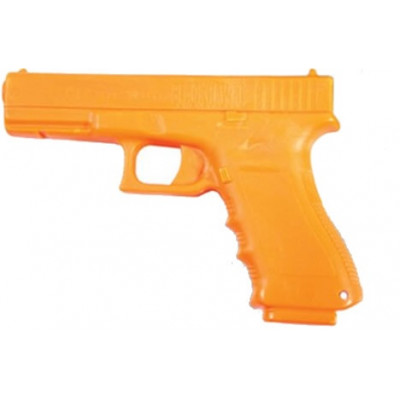 Pistolet Entraînement Caoutchouc Orange Glock 17