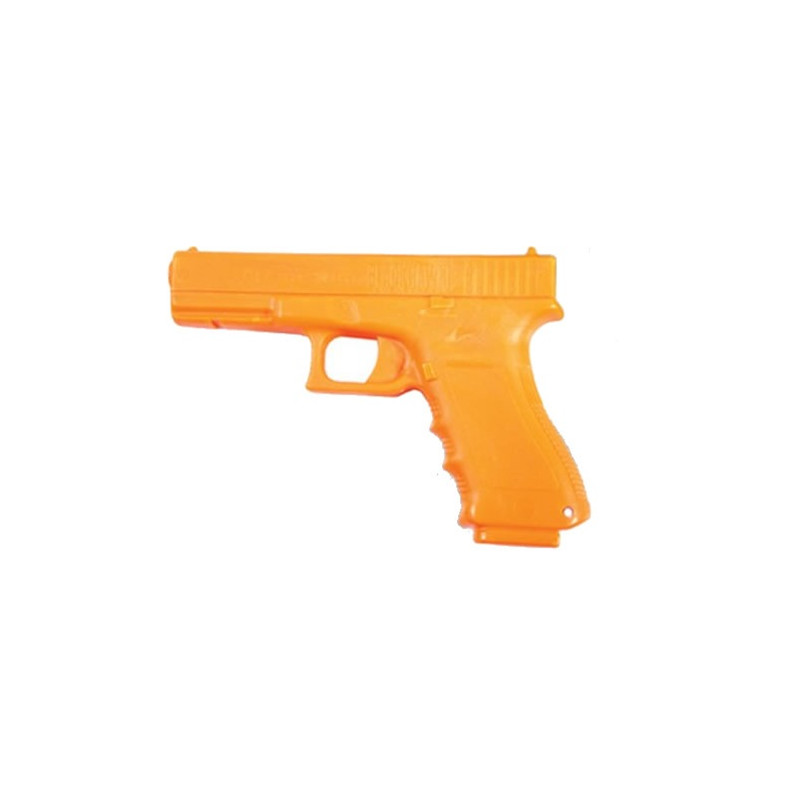 Pistolet Entraînement Caoutchouc Orange Glock 17