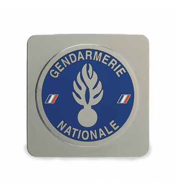 Médaille Gendarmerie à support carré