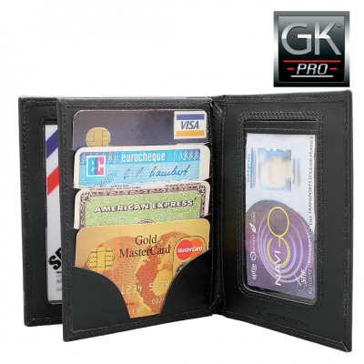 Habimat - Porte cartes professionnelles 3 volets - GK Pro